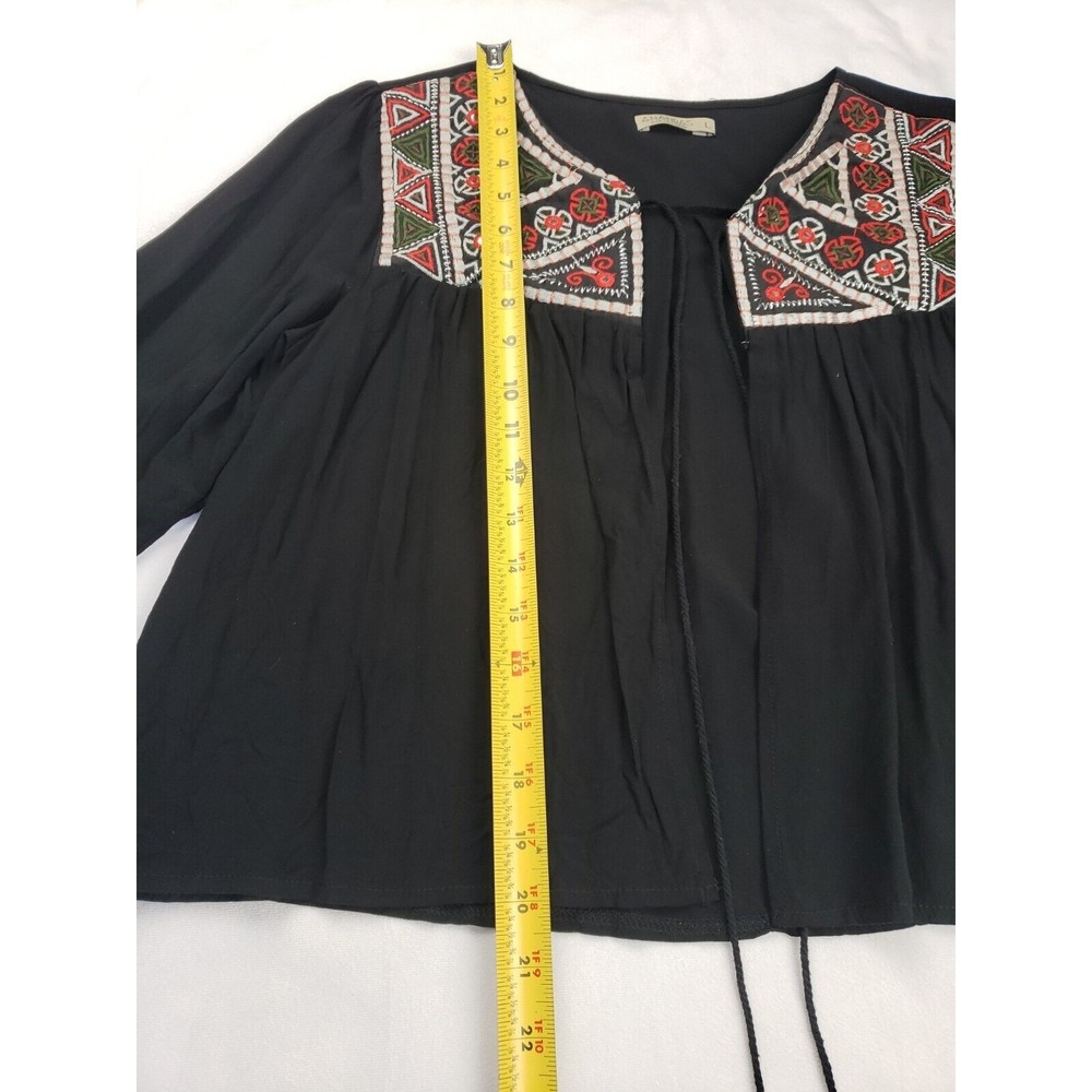 Anandas Collection - Open Front Boho Peasant Embr… - image 6